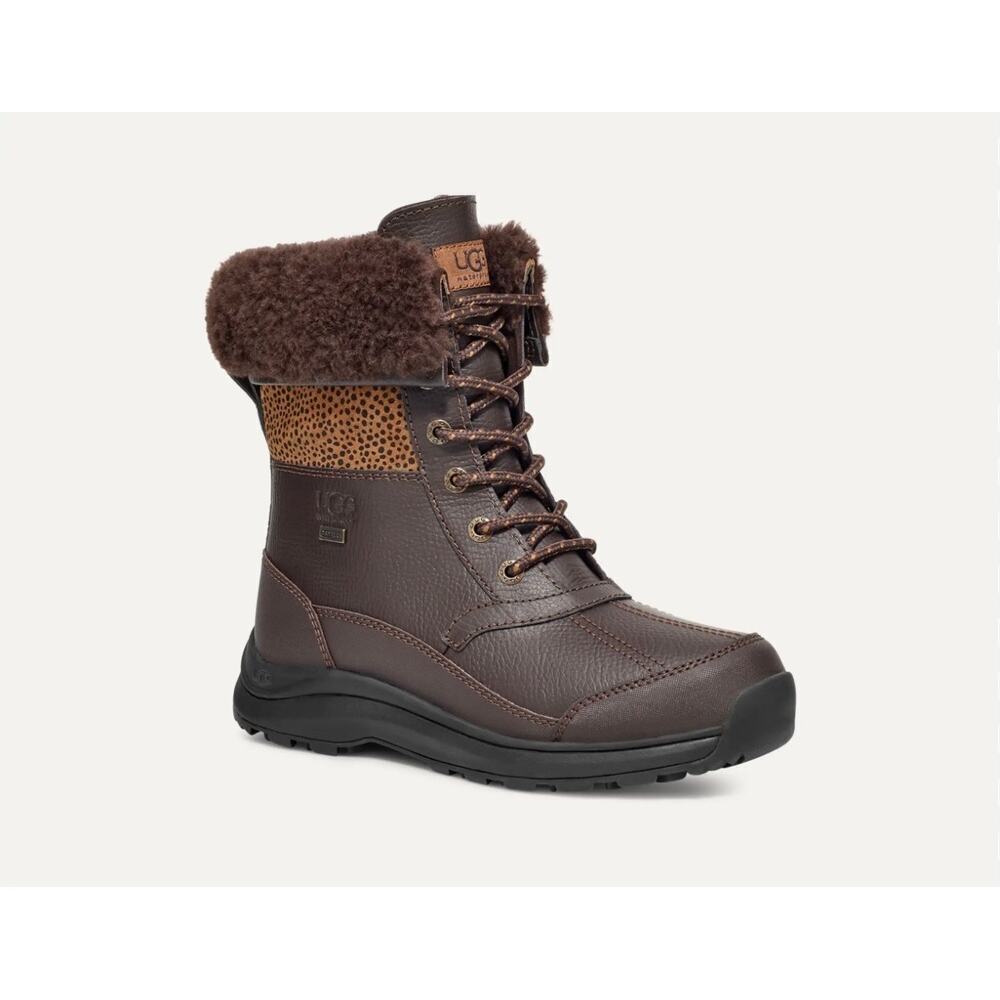 NEW Ugg Zaylee Waterproof Winter Boot size 7 Brown - Picture 1 of 9